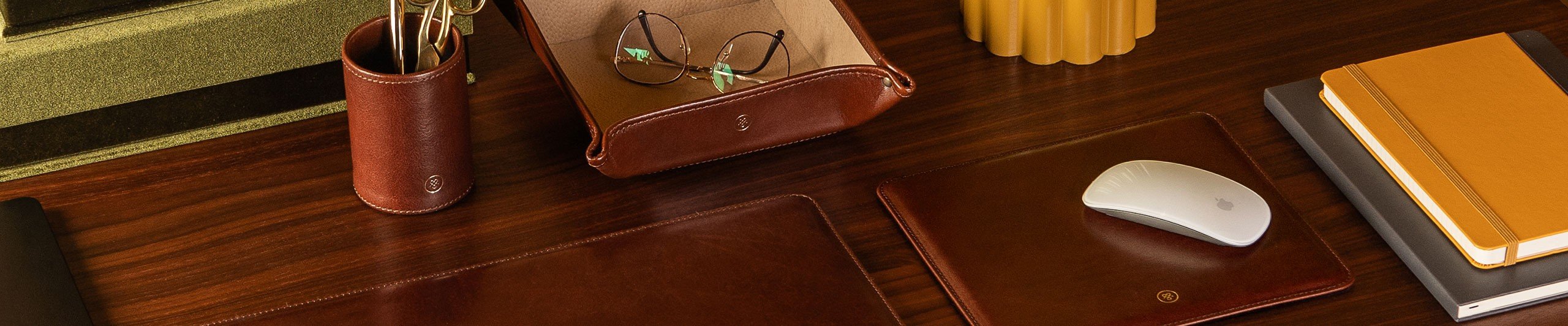 Home And Office Leather Desk Accessories