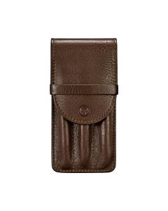 top quality italian leather pen case for 3 fountain pens