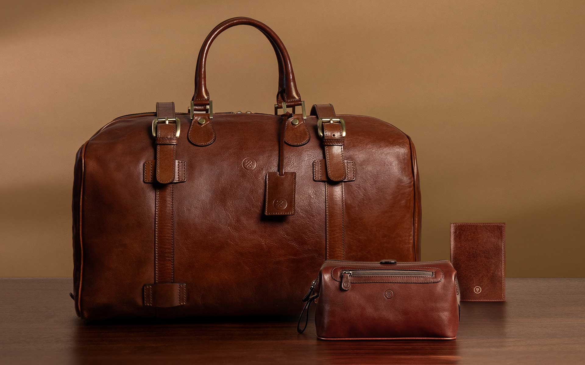 Luxury Leather Luggage for Men | Italian Leather Suitcases